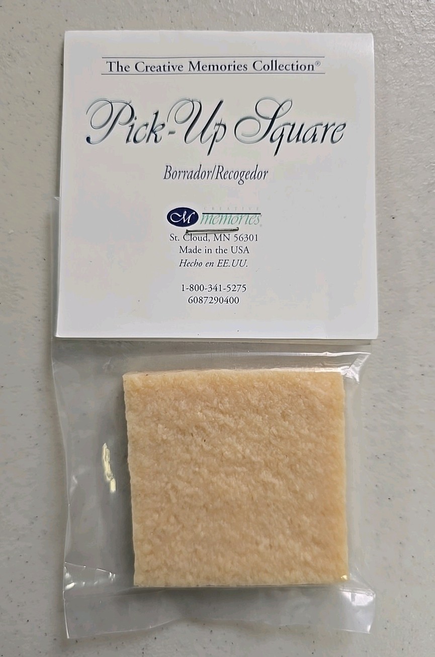 Creative Memories Pick-Up Square - Erases Light Pencil & Glue Residue from pages
