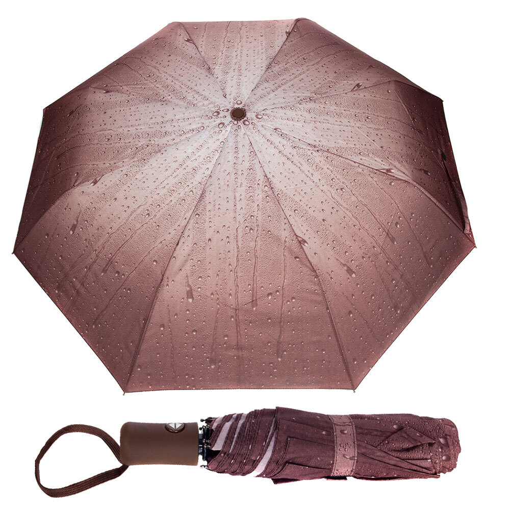 Women Small Automatic Windproof Anti-UV Sun Rain Compact Folding Travel Umbrella