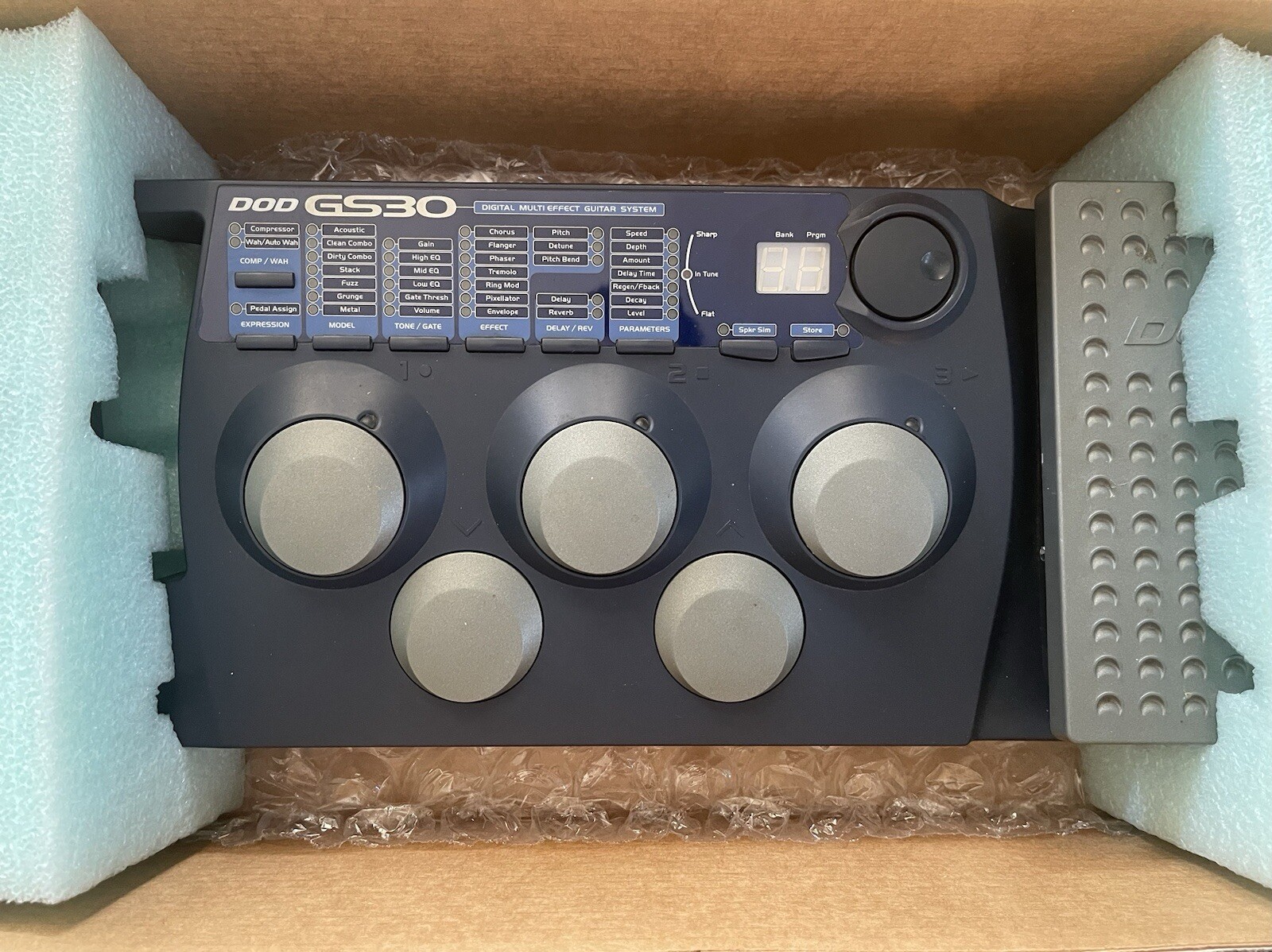 DOD GS30 Digital Multi Effect Guitar System Rare Vintage Effects Processor