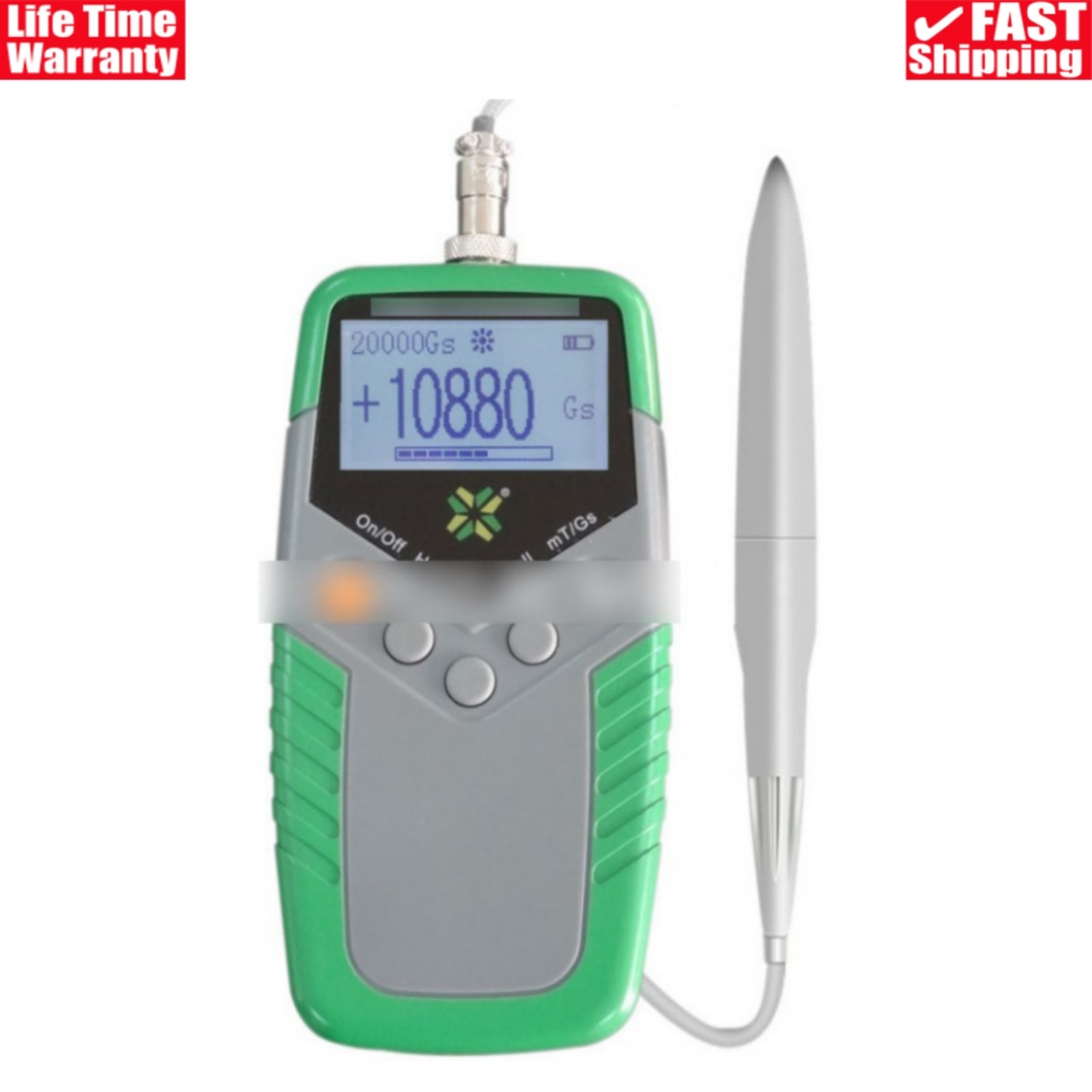TD8620 Class 1 Handheld Gauss Meter Permanent Magnetic Field Meter 0-24000Gs
