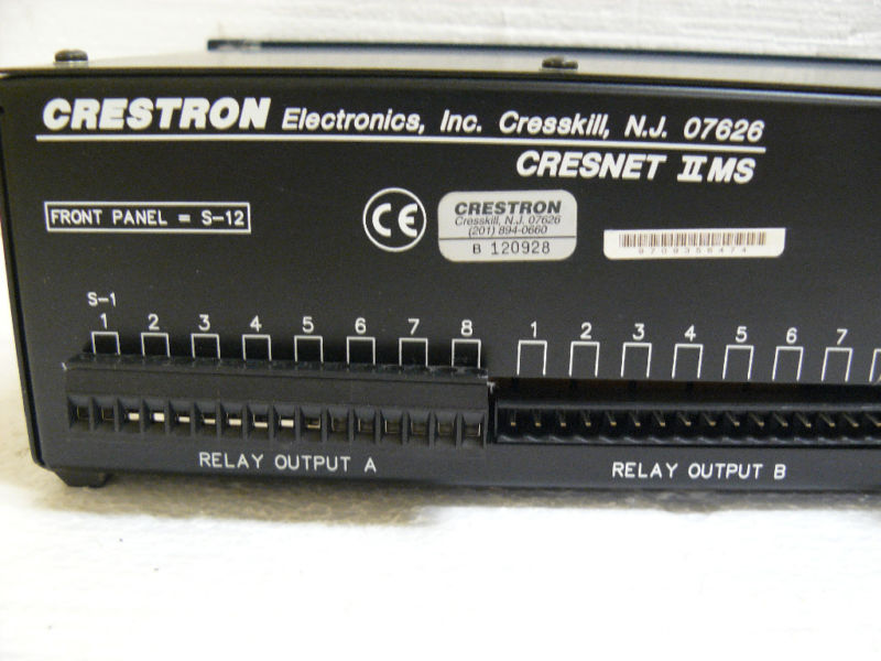 CRESTRON CRSNET IIMS MEDIA CONTROL SYSTEM
