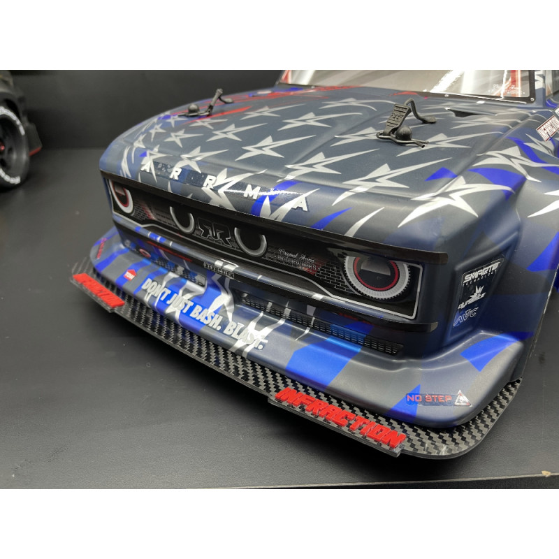 STP1129CF INFRACTION 1/7 FRONT SPLITTER CARBON FIBER
