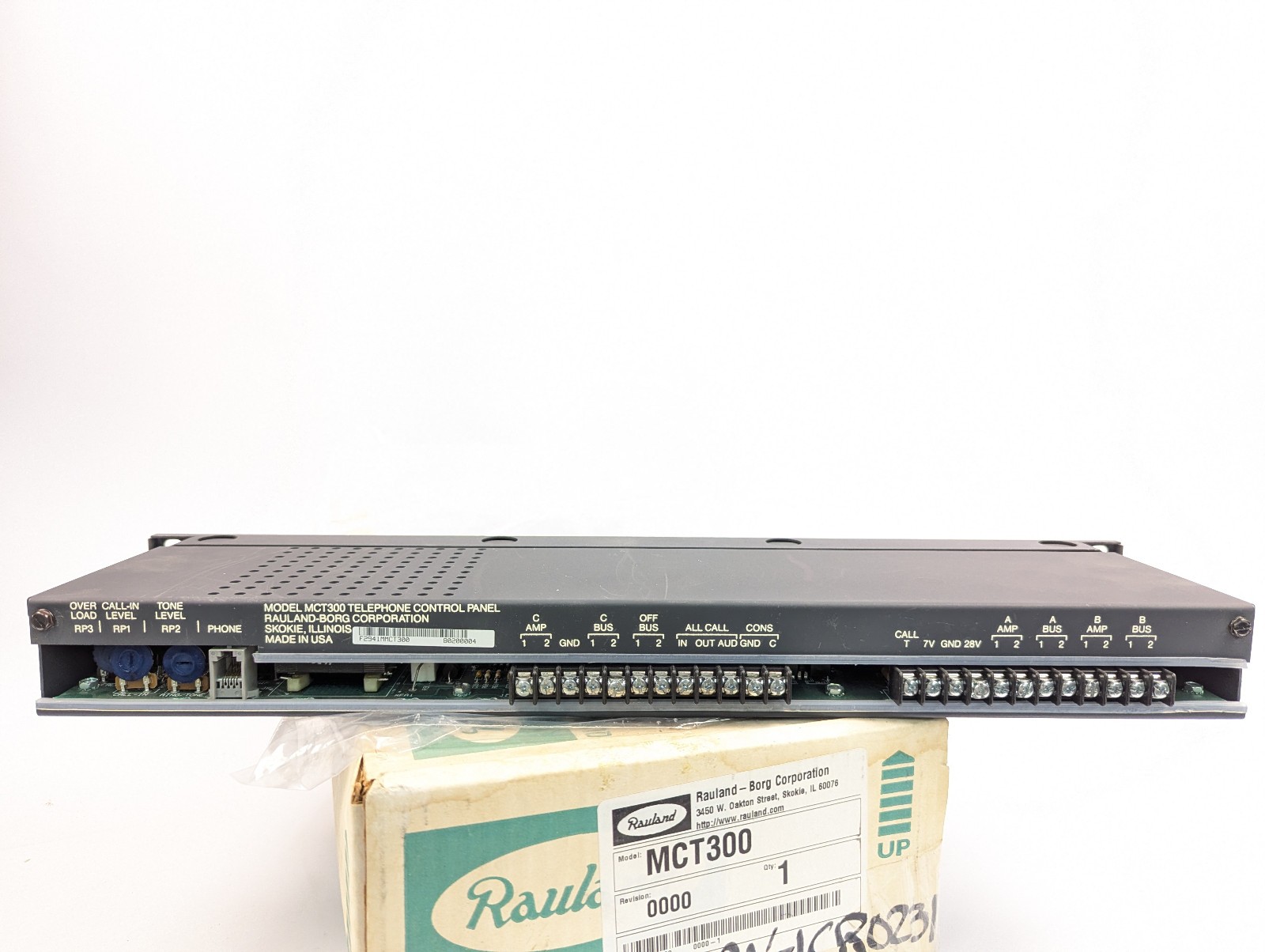 Rauland Borg MCT300 Communications Control Module Board Assembly