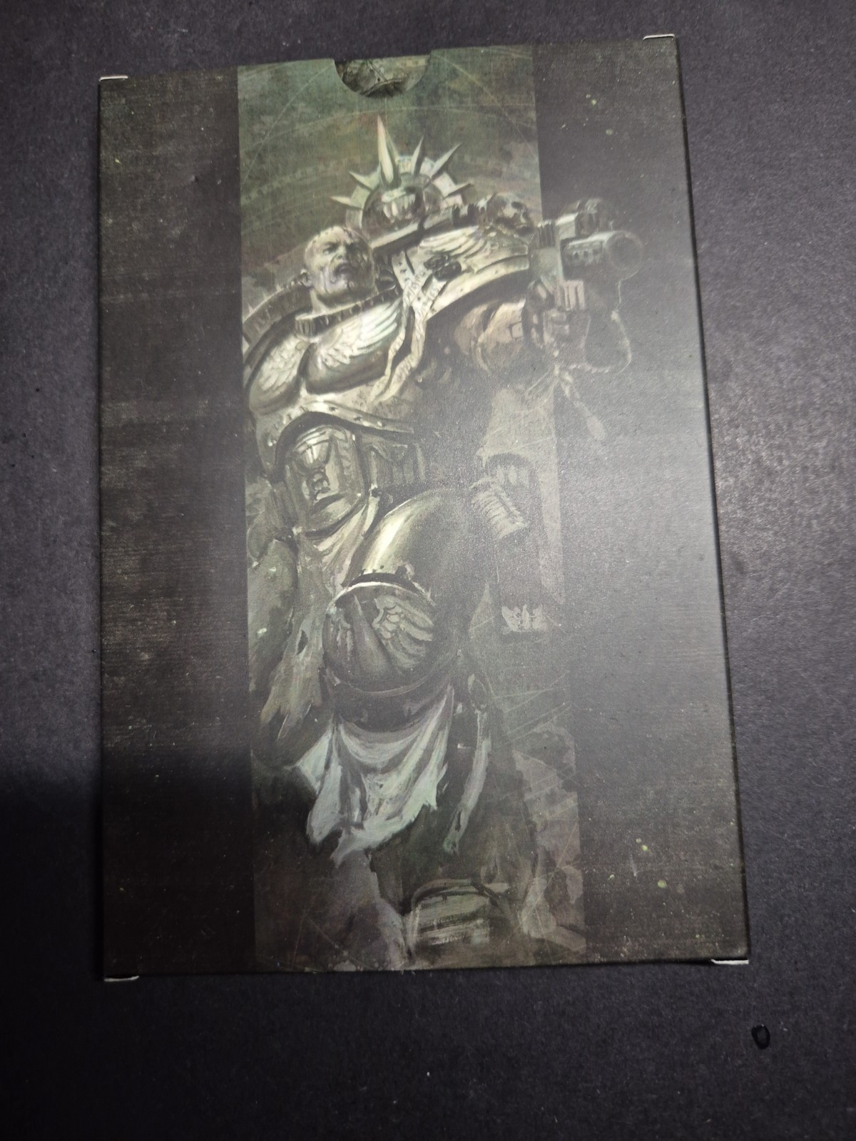 Armageddon ork and space marine data sheet cards warhammer 40K games workshop