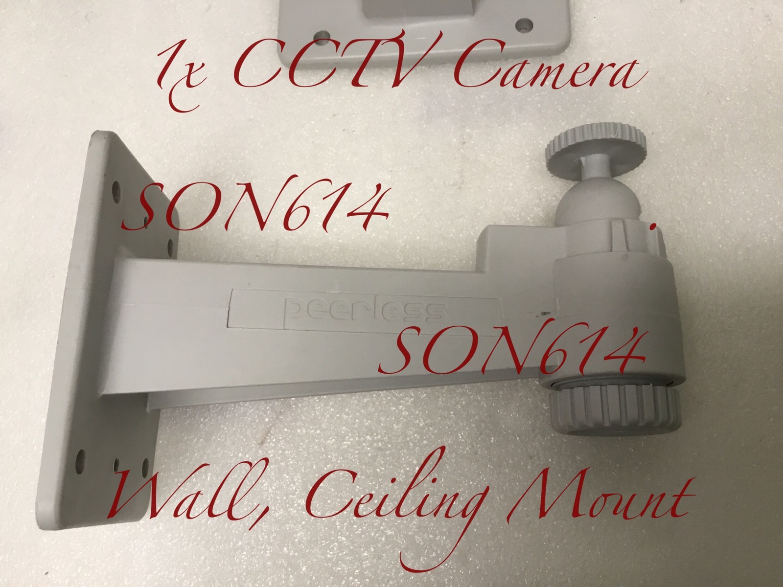 CCTV Wall & Ceiling Mounting Arm Bracket 7" Extension For Security Camera
