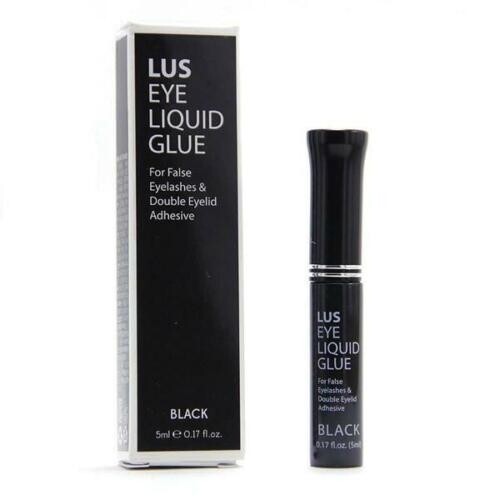 LUS Black Eye Liquid Glue for Eyelashes and Double Eyelid 0.17oz/5ml NIB 2023