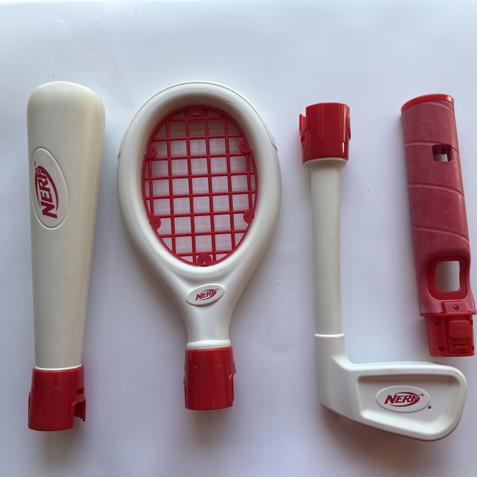 NINTENDO Wii NERF SPORTS (Tennis- Golf-Baseball) with Summer Sports-Crazy Golf .