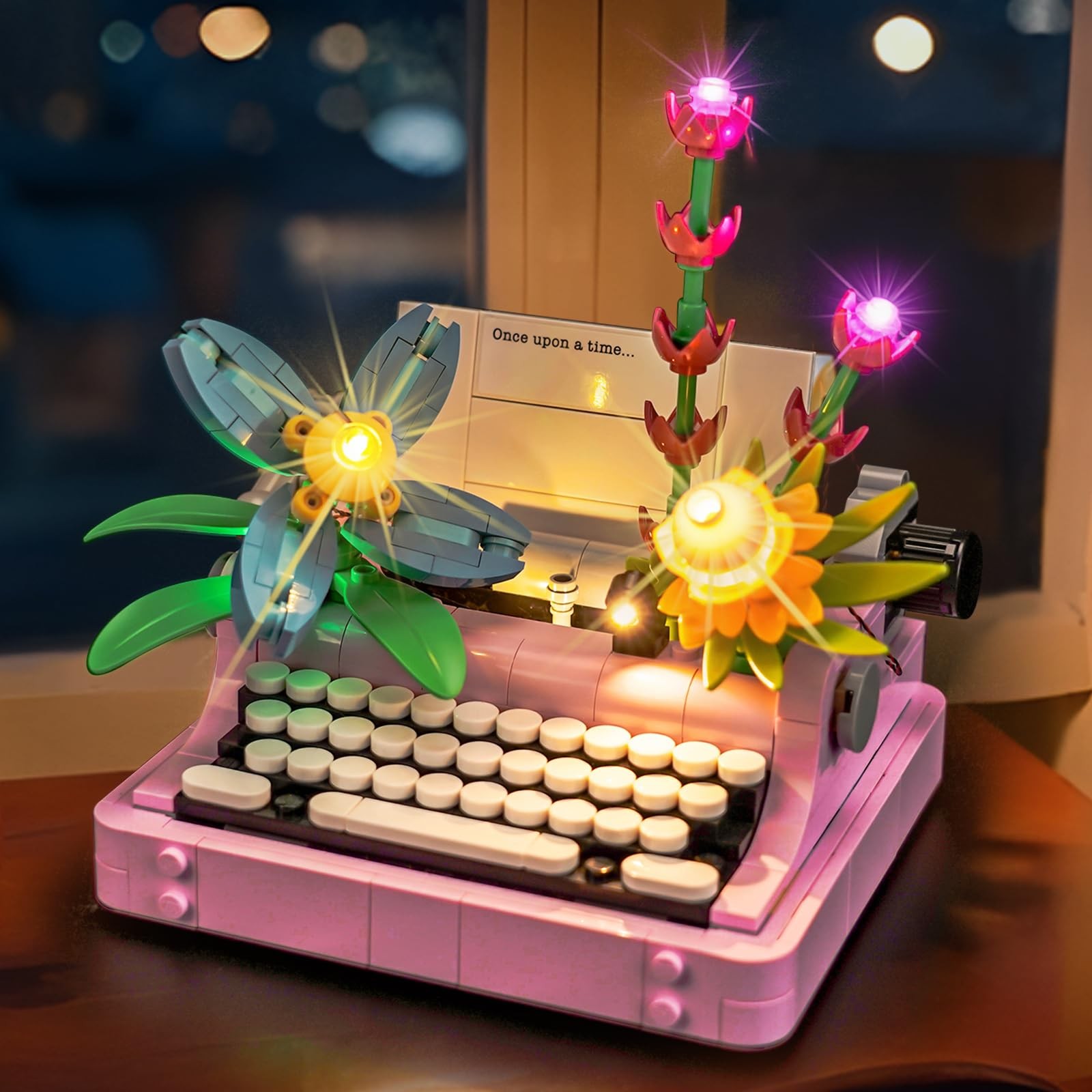 Brickshining LED Lighting Compatible with Lego 31169 Typewriter with Flowers -