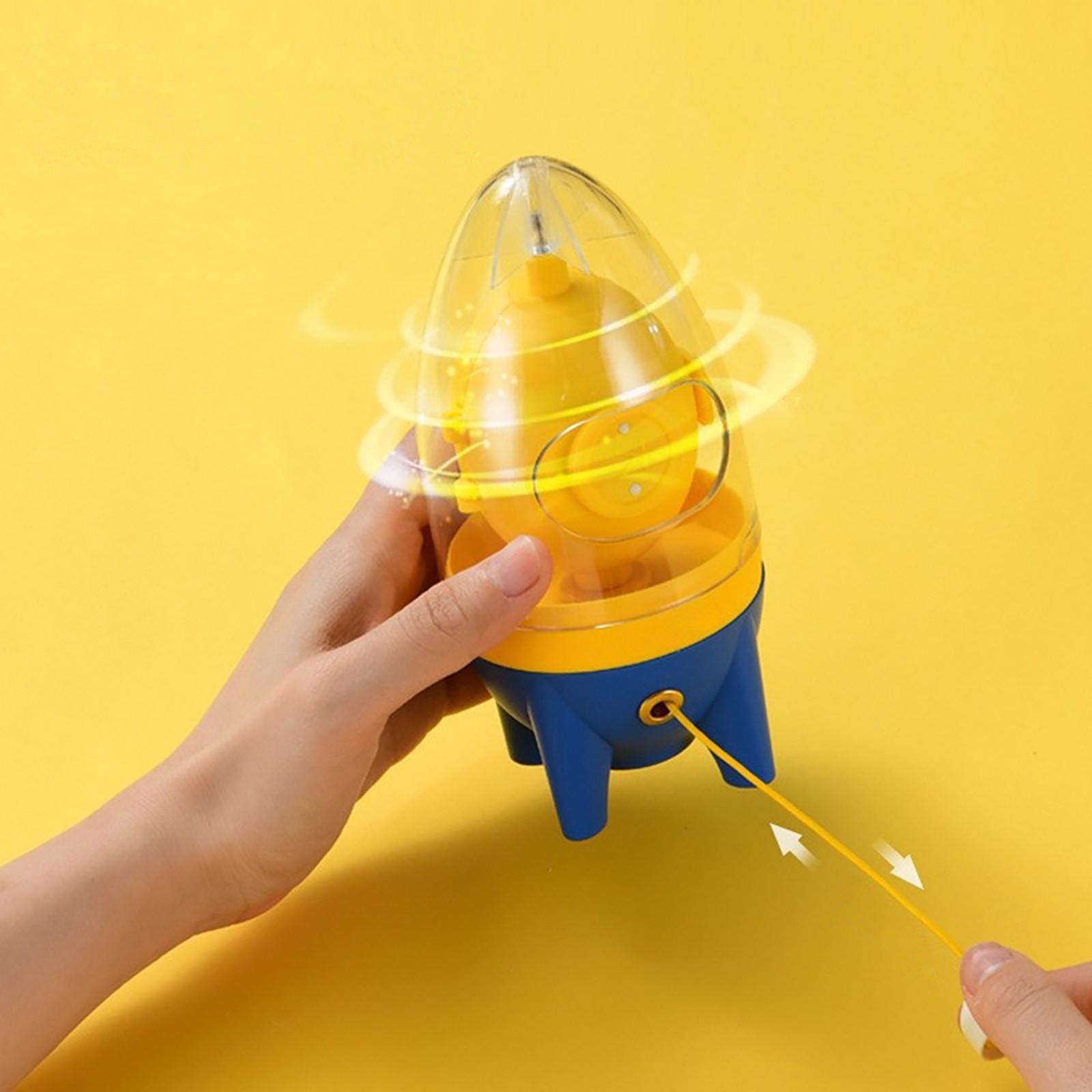 Egg Yolk White Mixer Scrambler Shaker Hand Pull Type Manual Blender Spinner