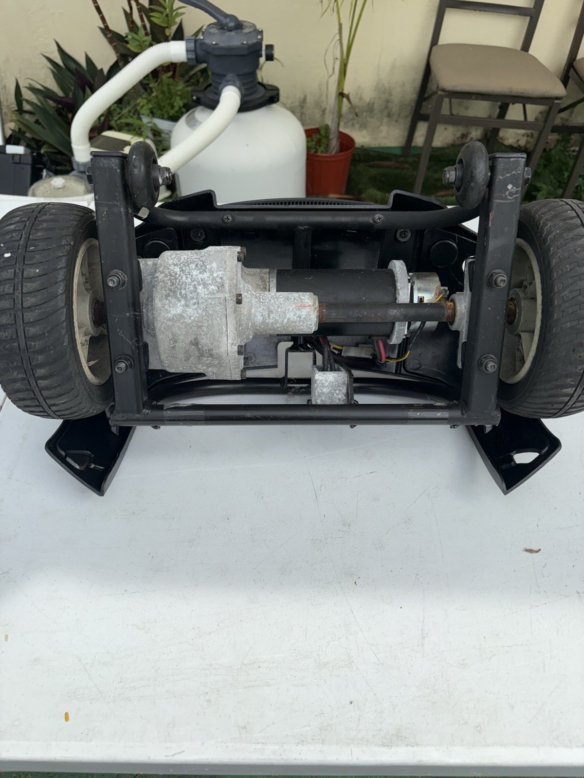 Pride Gogo Scooter Complete Rear Assembly