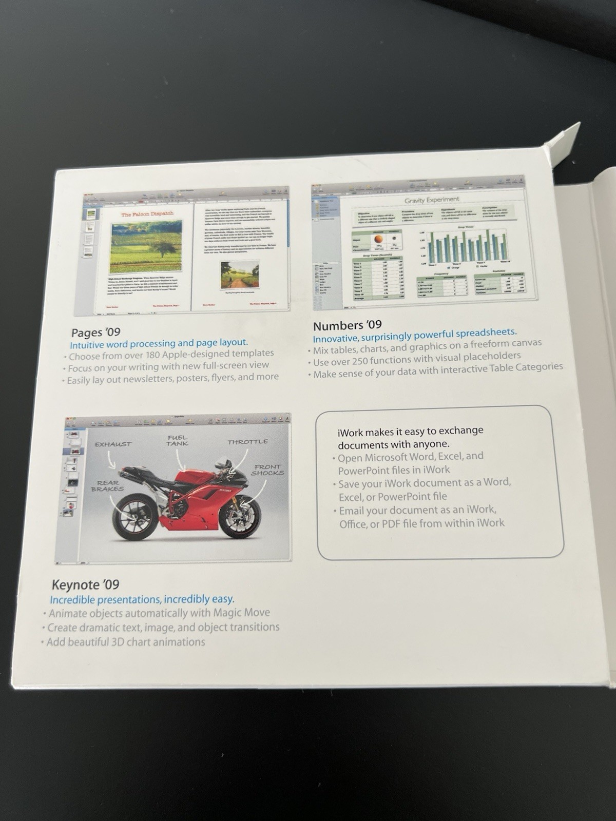 Apple iWork '09- Full Version for Mac MB942Z/A
