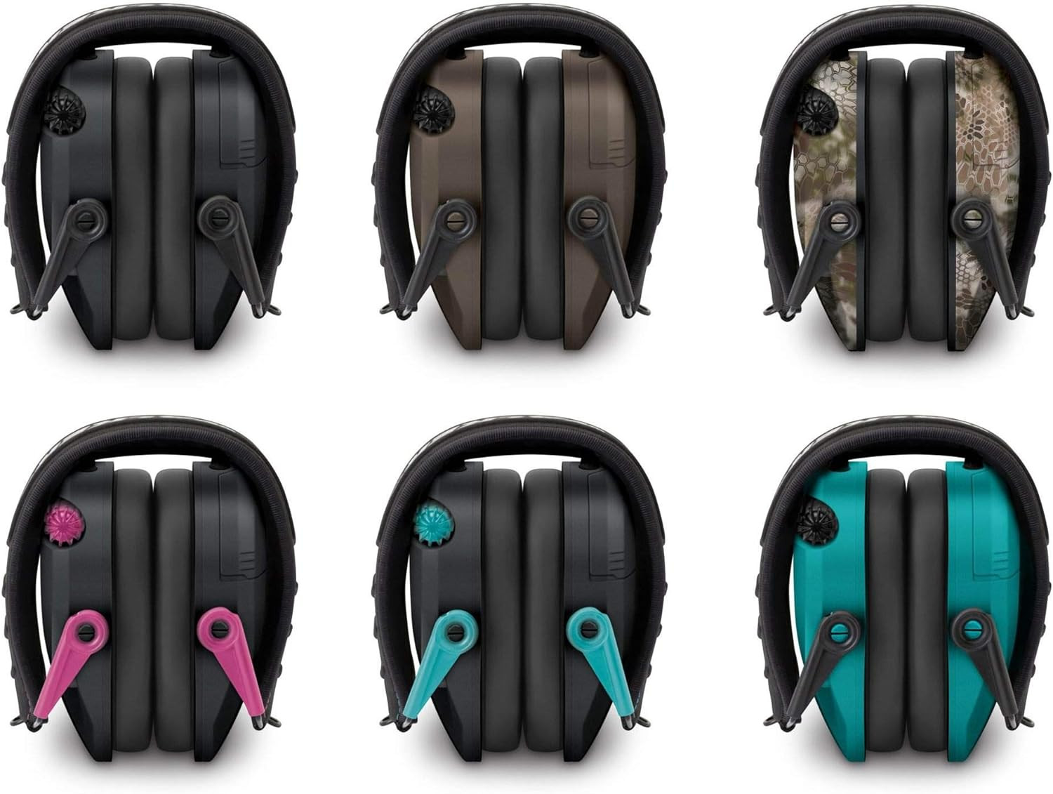 Slim Electronic Earmuffs Shooting Hearing Protection with Mic & Audio Input Jack