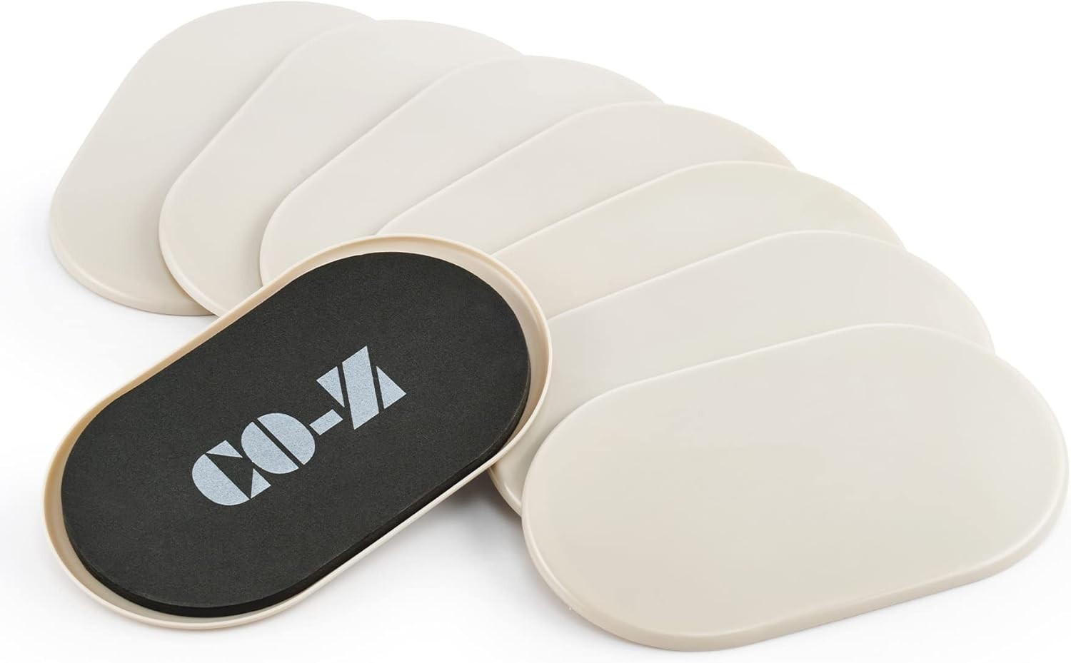 Large Furniture Sliders - 8 Pack 6" x 9 1/2" Oval Reusable Furniture Sliders ...