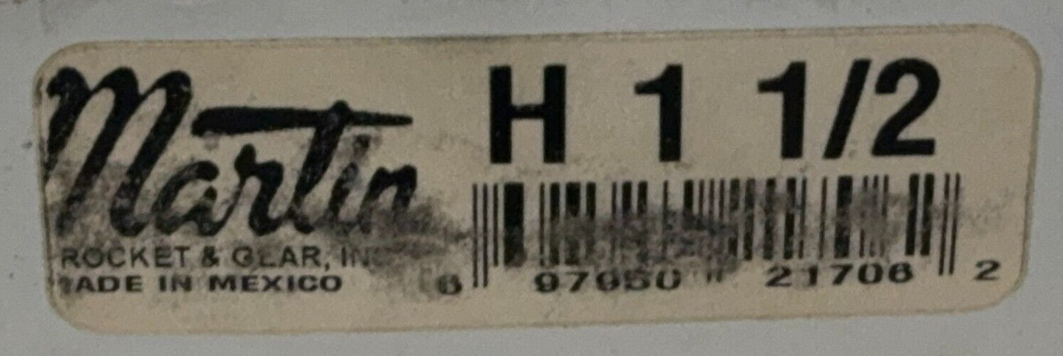 NEW IN BOX Martin H 1 1/2 Taper Bushing