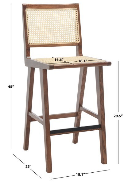Safavieh Hattie French Cane Barstool, Reduced Price 2172720886 SFV4140D