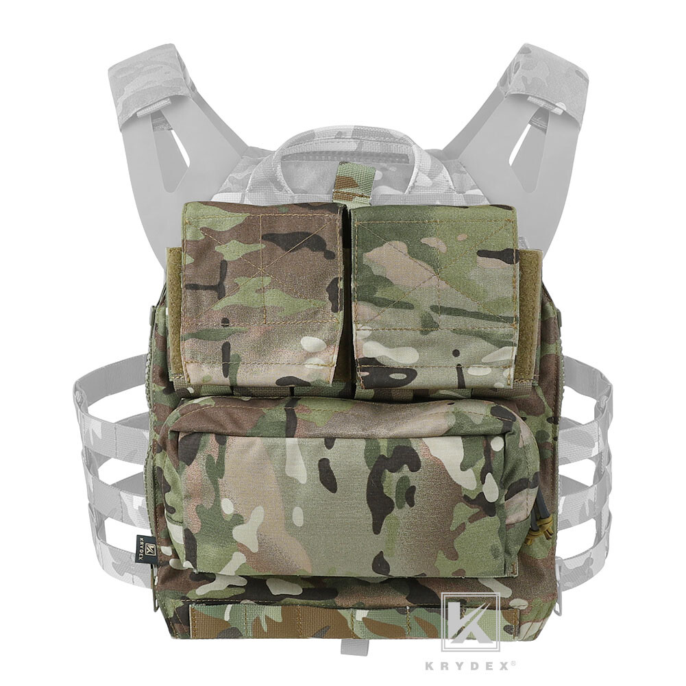 KRYDEX Tactical Zip-on Backpack Zip Back Pack Camo for CPC JPC2.0 Plate Carrier