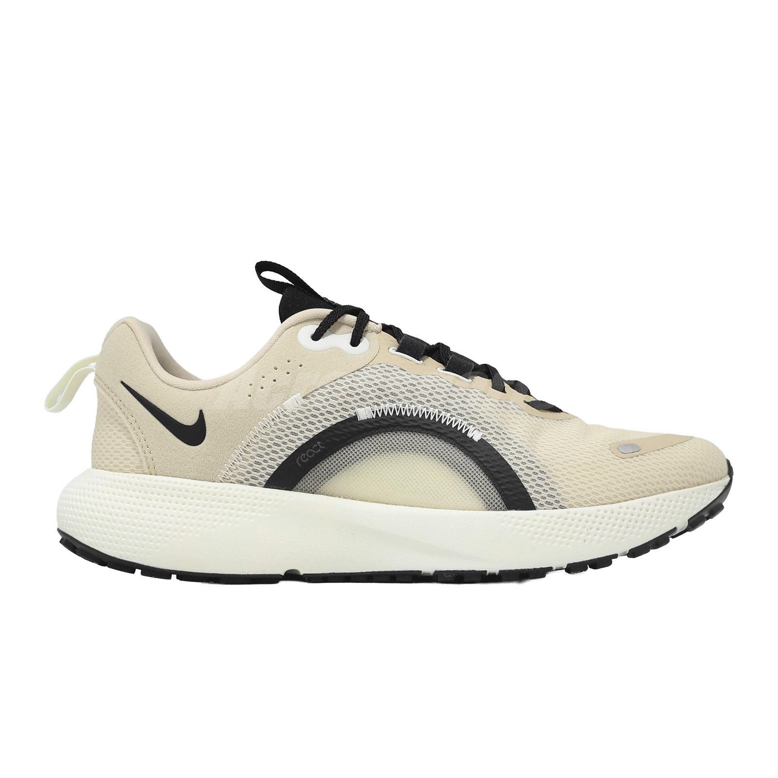 Nike Wmns React Escape RN 2 Sanddrift Black Women Road Running Shoes DJ9976-100