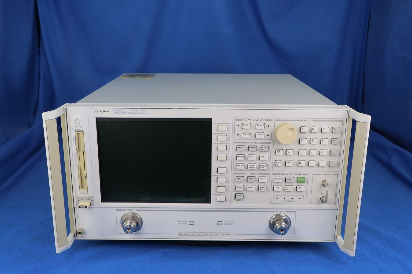 Agilent 8720ES Network Analyzer 50MHz to 20GHz, opt 1D5(High-stability frequency