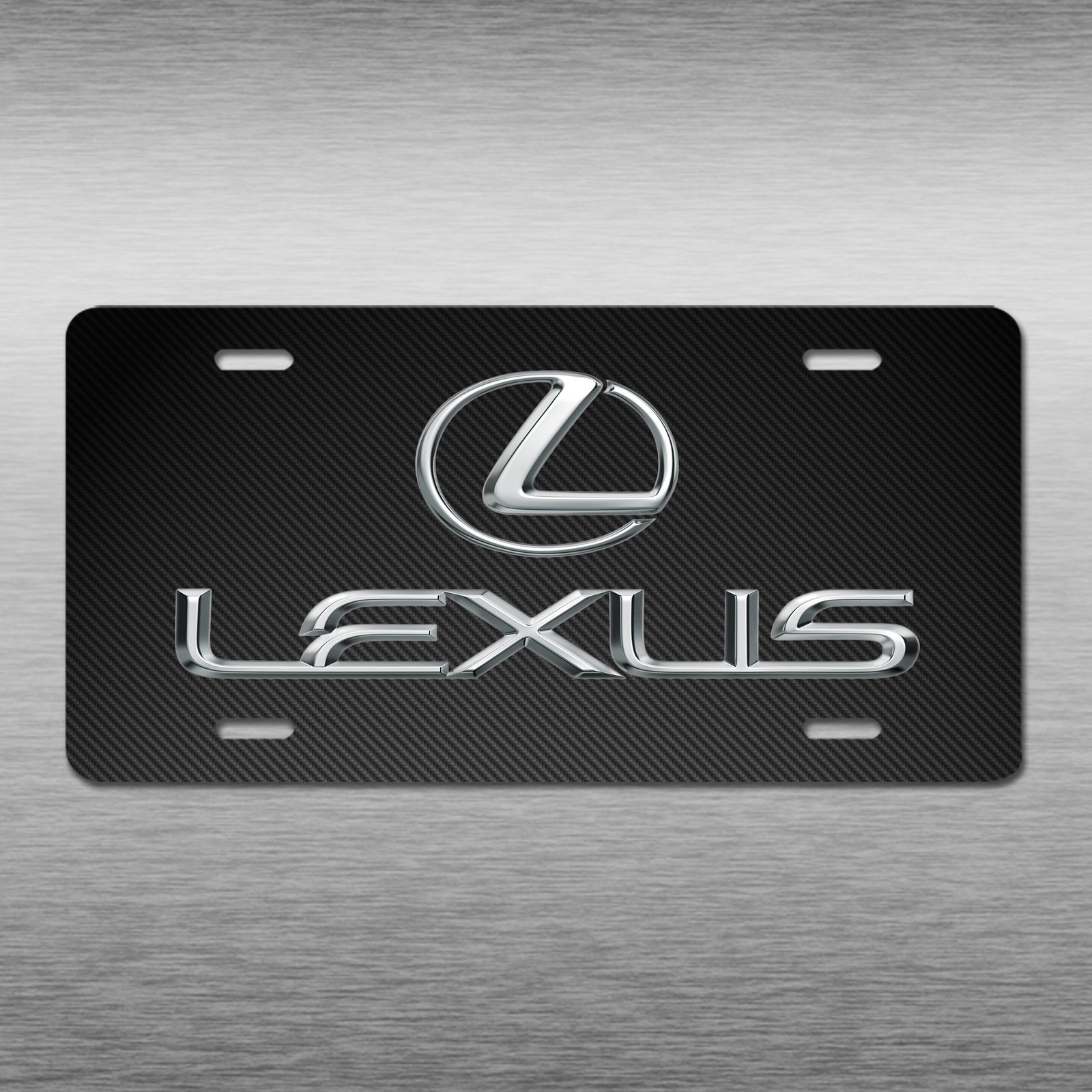 Lexus IS ES RX Carbon Fiber Look Inspired Novelty Art LICENSE PLATE Car SUV Tag