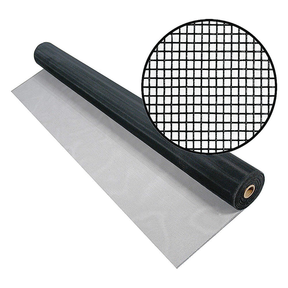 PHIFER 3000956 Screen, Roll, 100 ft L, 2 ft W, Charcoal 38ER43
