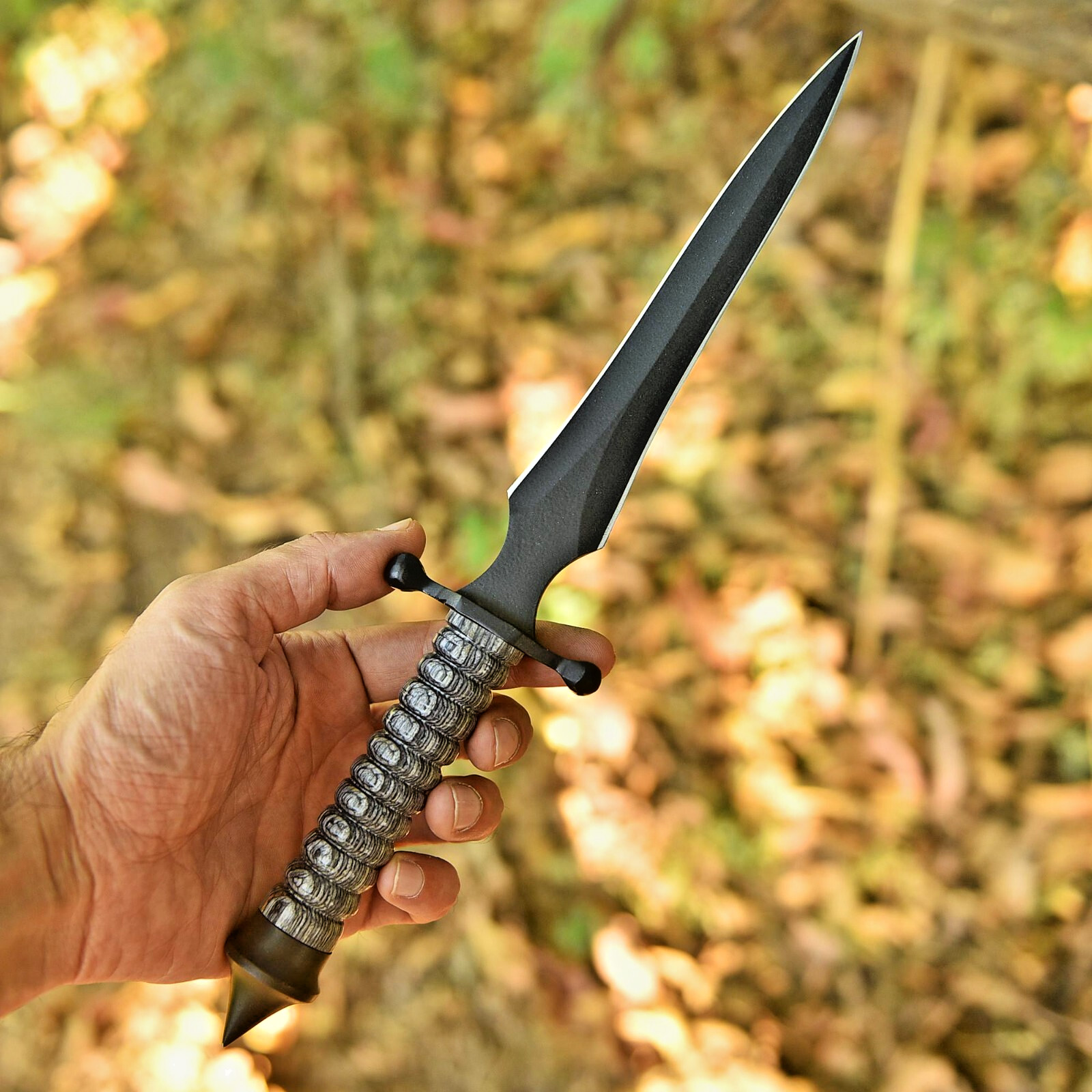 V-42 FSSF Stiletto Dagger Knife Spike Fix Blade Dual Edge Blade Fighting War