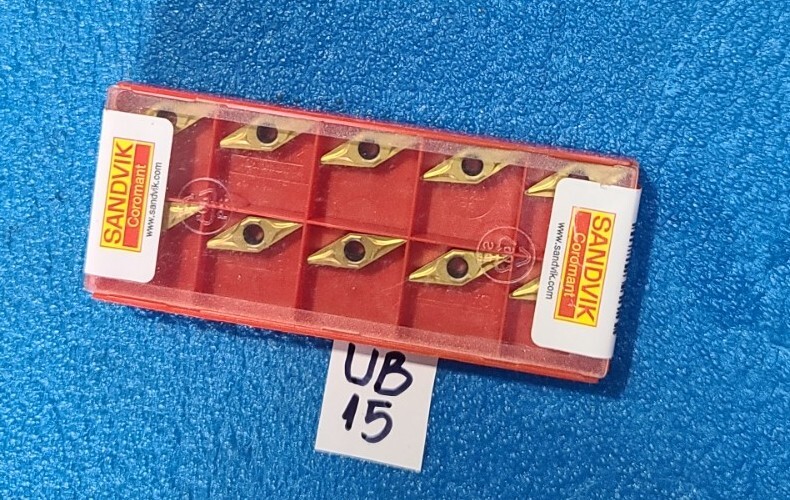 SANDVIK   VBMT 11 03 04-MF   VBMT 221-MF   1025   CARBIDE INSERTS  10 PCS