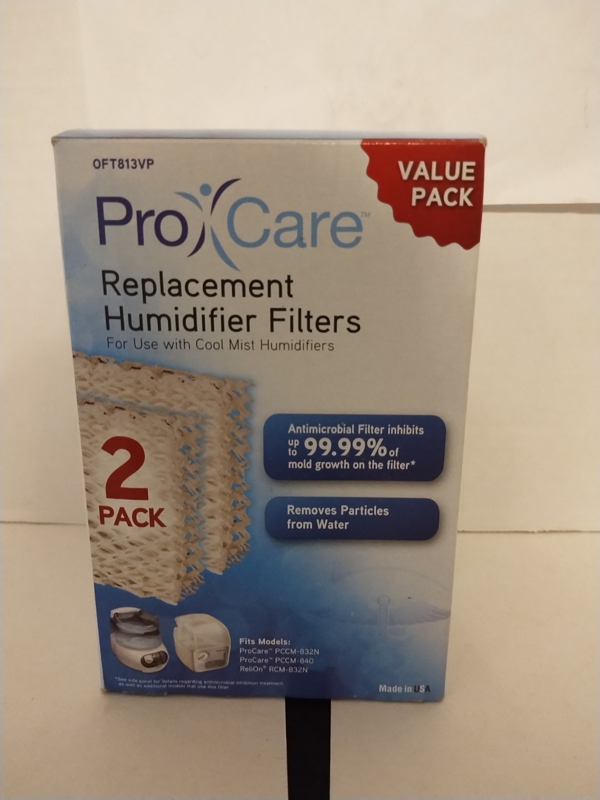 Pro Care Oft 813VP Replacement Humidifier Filters New