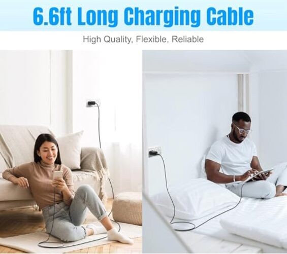 Type C Fast Charger, for Android Charger Phone USB Charging Block, USB C