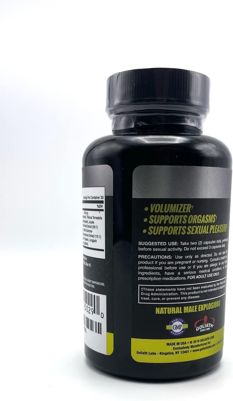 Ejaculoid– Goliath Labs Bigger, Longer Rock-Hard, Long Lasting Results, 60 Ct