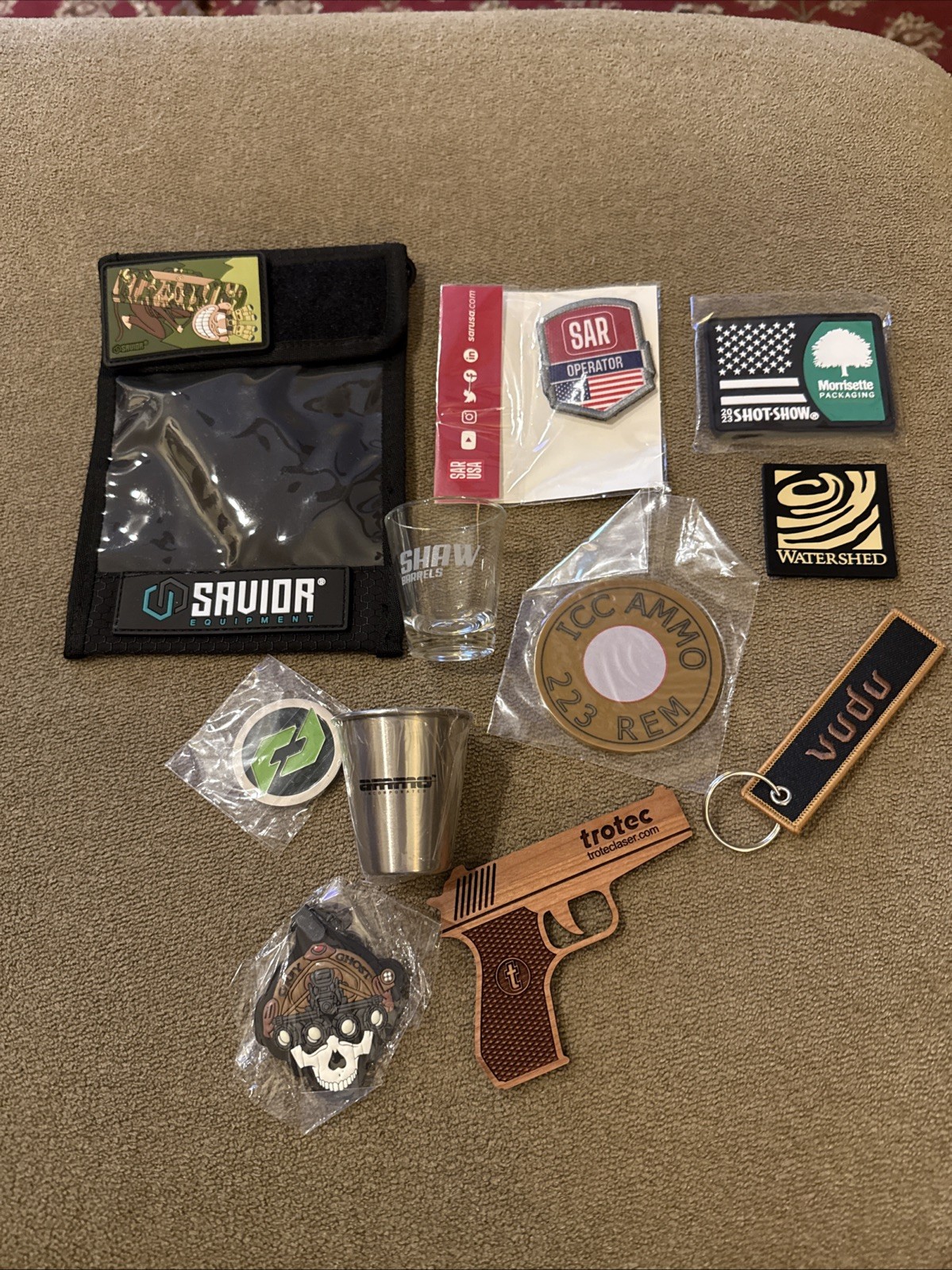 Lot Of 11 Shot Show Las Vegas 2022-2025 Mixed Swag-Savior, Morrisette ++ (#5)