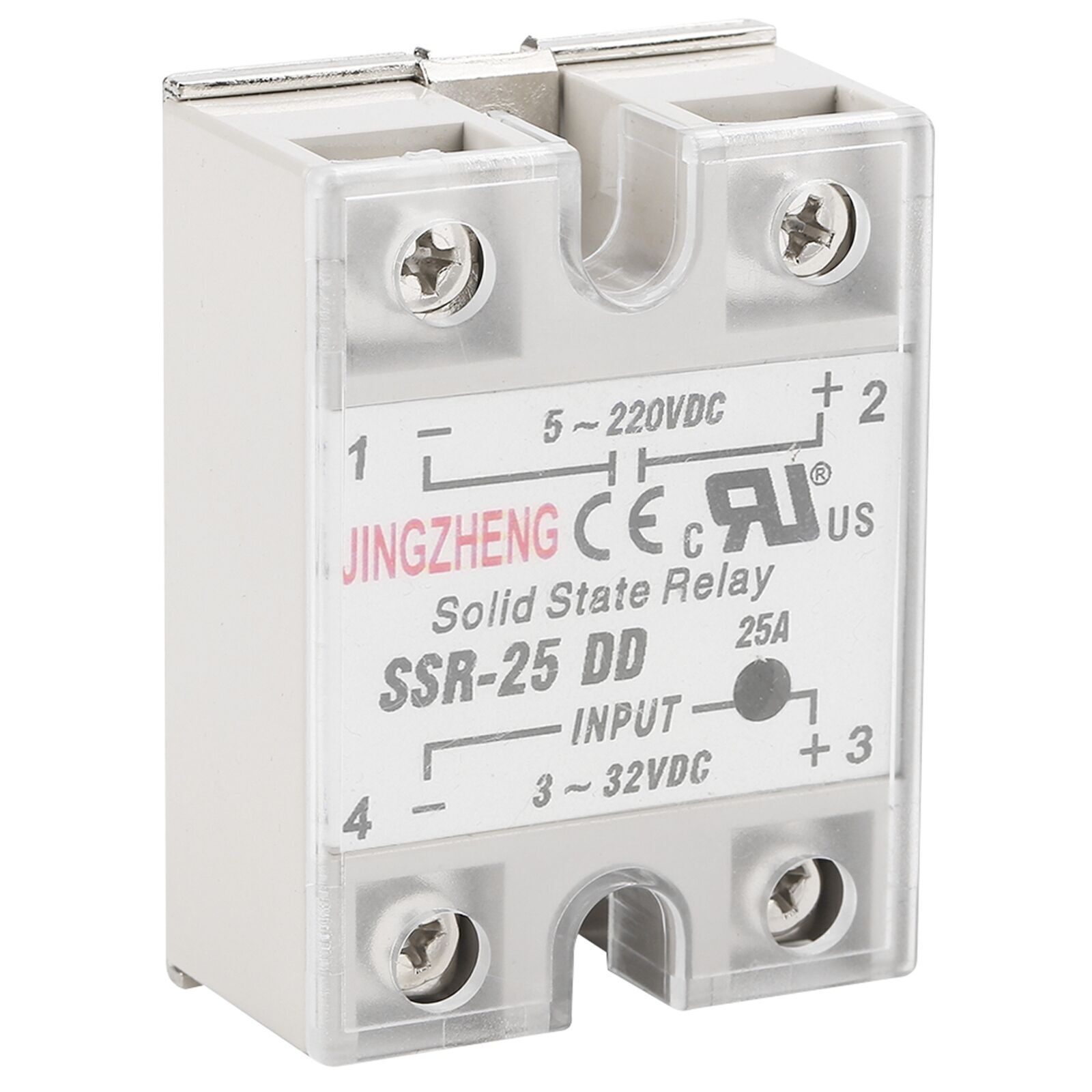 SSR-25 DD 25A 5-220VDC Solid State Relay For Industrial Automation Process