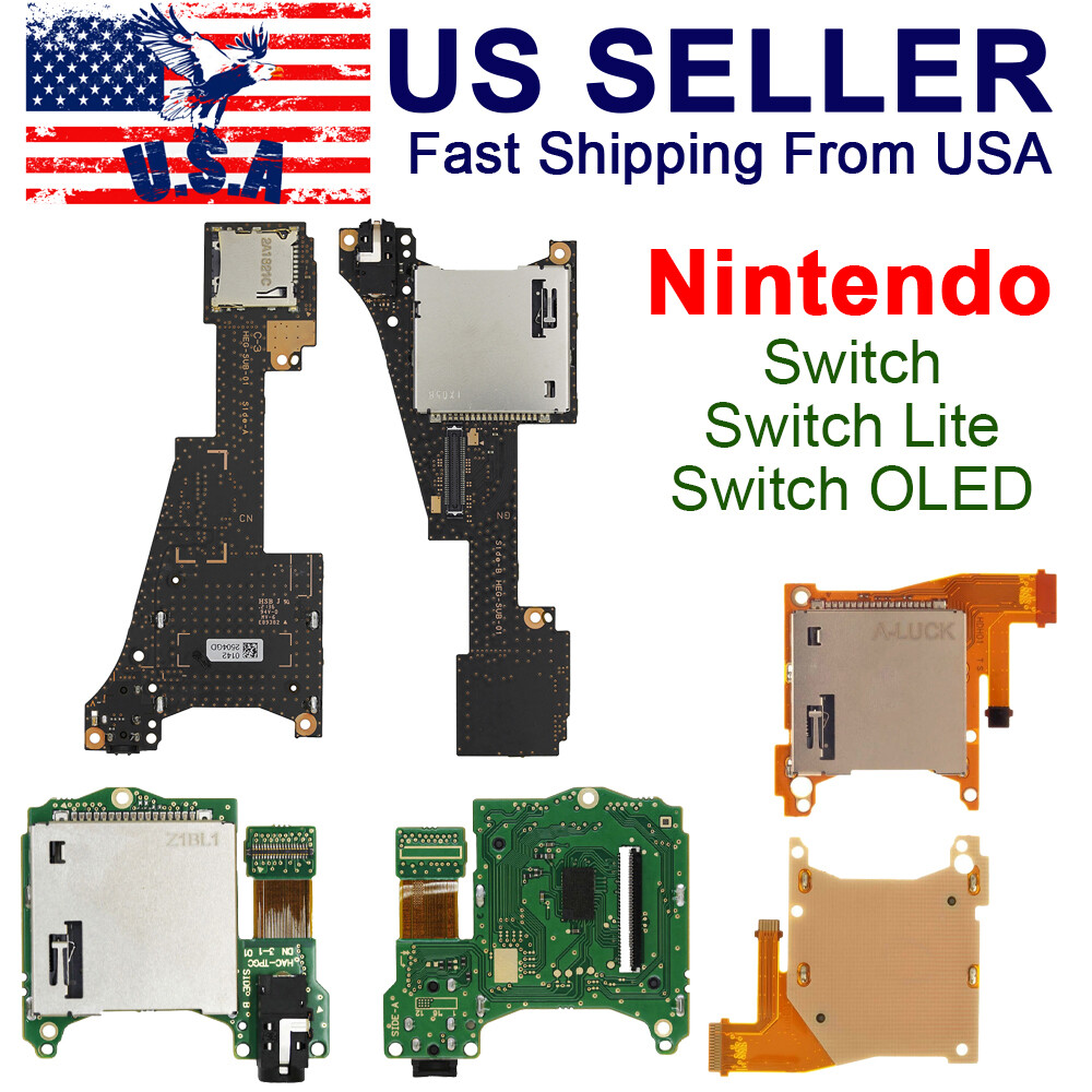 Lot Game Cartridge Card Slot Reader Replacement For Nintendo Switch/Lite/OLED