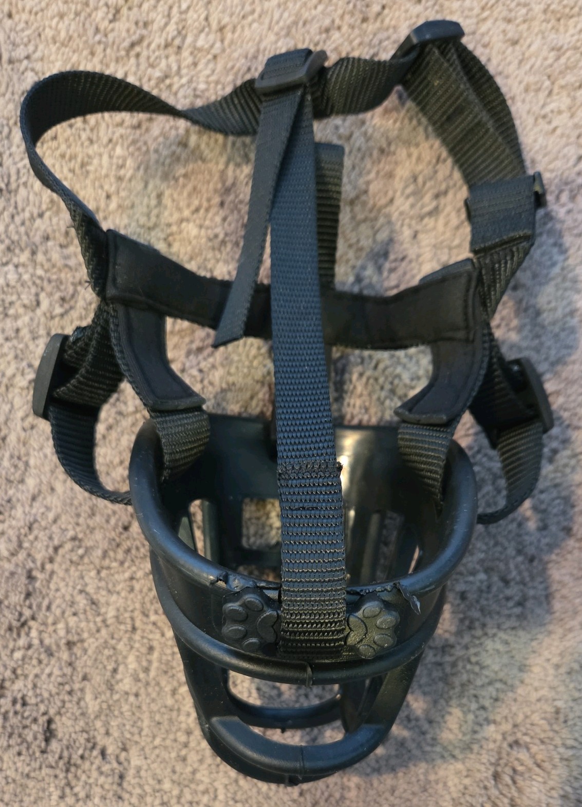 PettyCart Soft Basket Muzzle - Size Large Snout 10- 11" Prevent Biting, Chewing