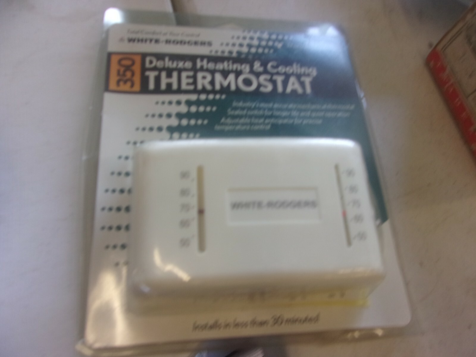 WHITE RODGERS 350 DELUXE HEATING COOLING THERMOSTAT