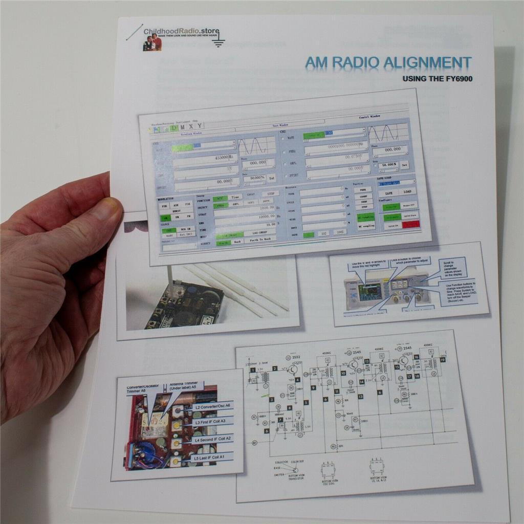 Aligning AM Radio Book: Using a FY6900 Signal Generator Tips & Tricks US Shipper