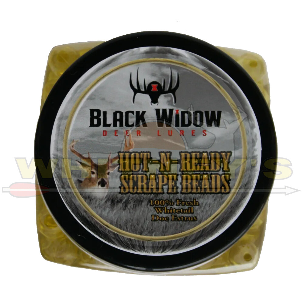 Black Widow Deer Lures ScrapeBeads - Northern (Gold) - Hot-N-Ready - 6oz.- S0458
