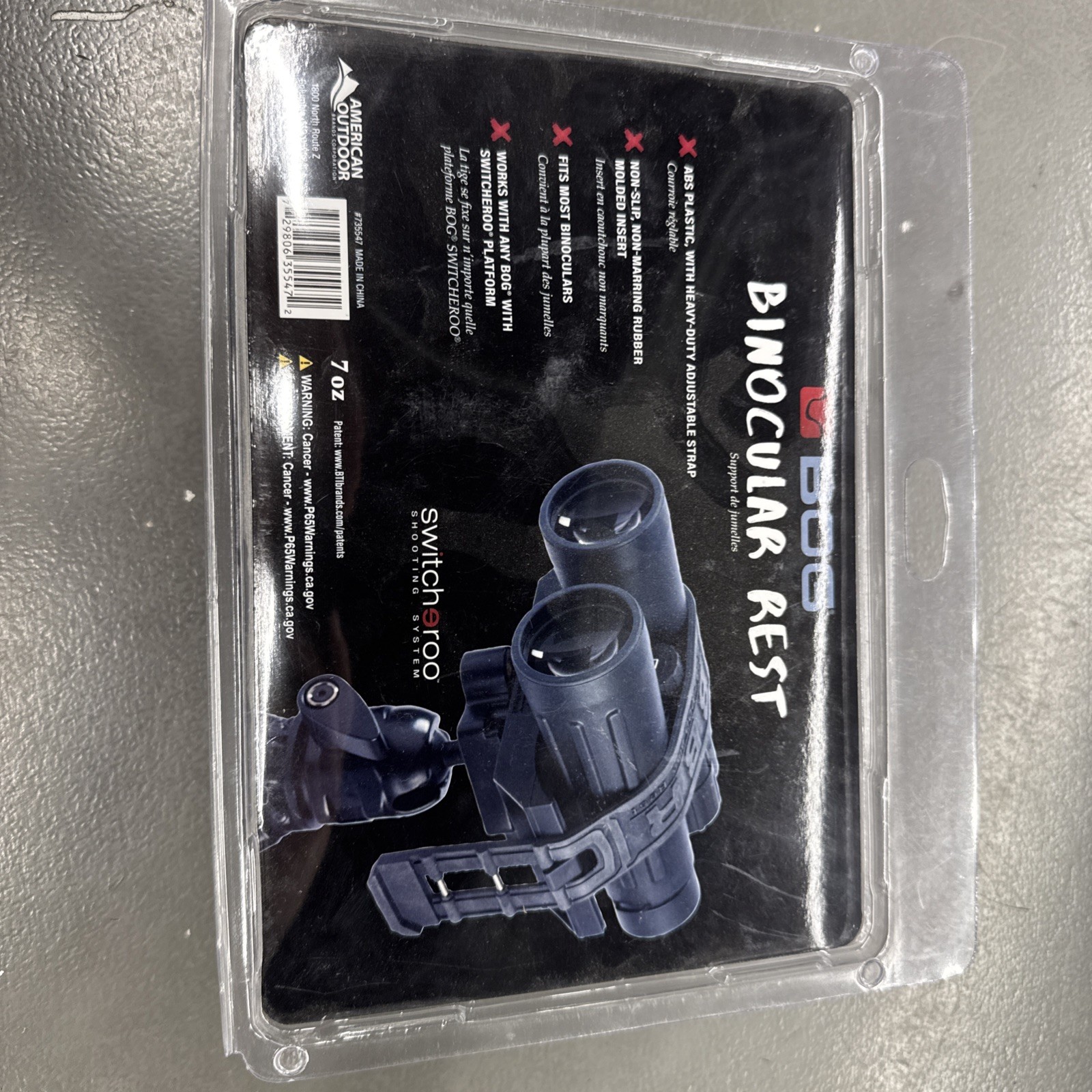 BOG BBR Binocular Rest with Lightweight Design and Adjustable Strap for Securing