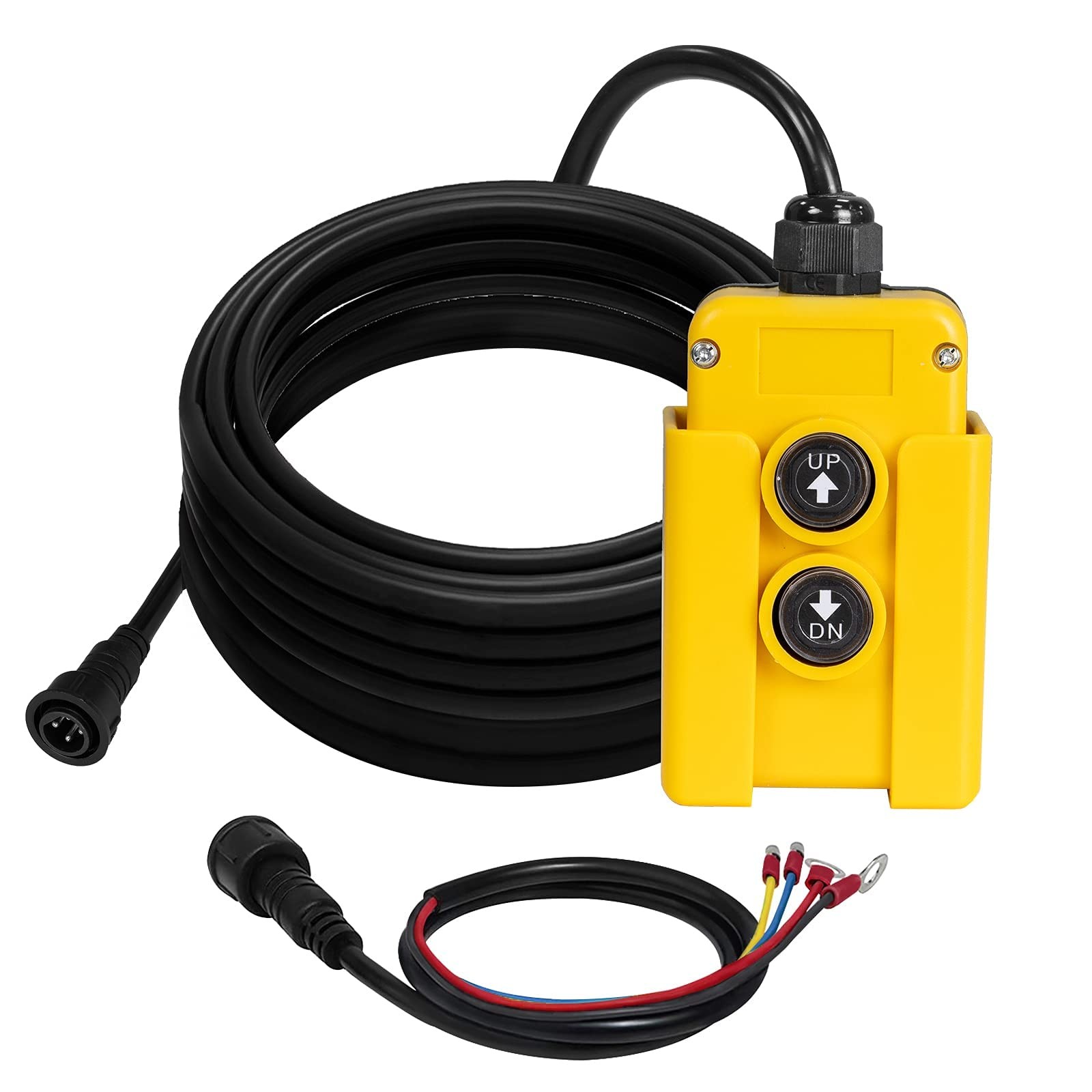 ECO-WORTHY 4 Wire Dump Trailer Remote Control Switch for Double acting 4 wire