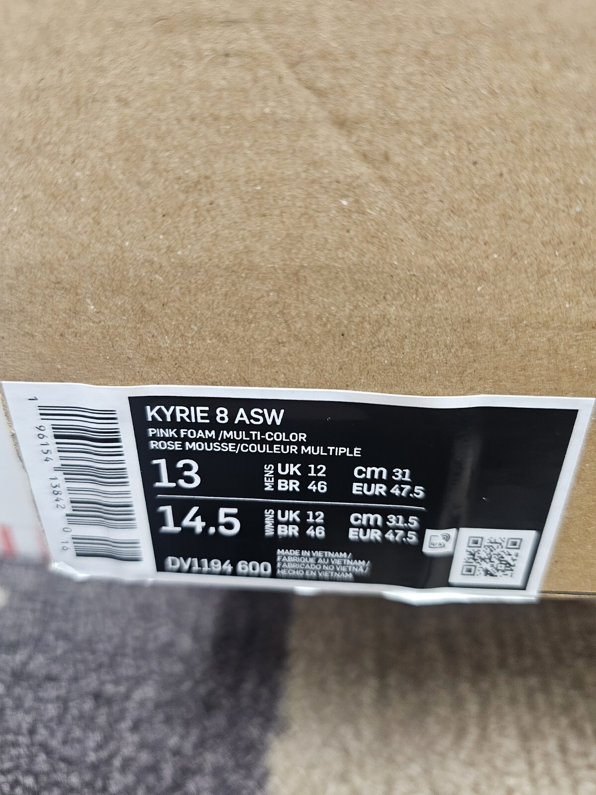 Nike Kyrie 8 ASW | Basketball Shoes | Purple/Pink | M 13 | W 14.5 | EU 47.5 -NEW