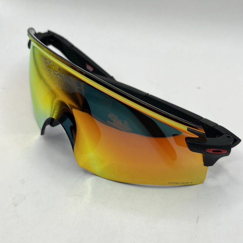 New Oakley Encoder OO9471 Matte Orange/Red PRIZM Gold MIRROR Sunglasses US