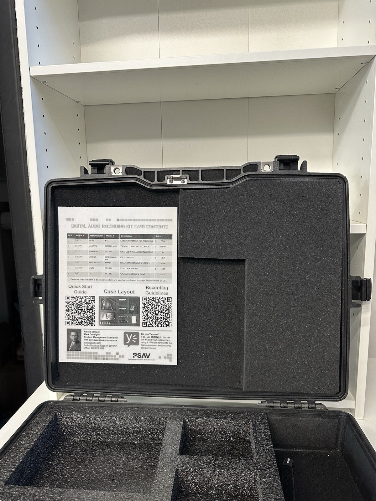 Nelson Case Corp Waterproof A /V Case. T-B