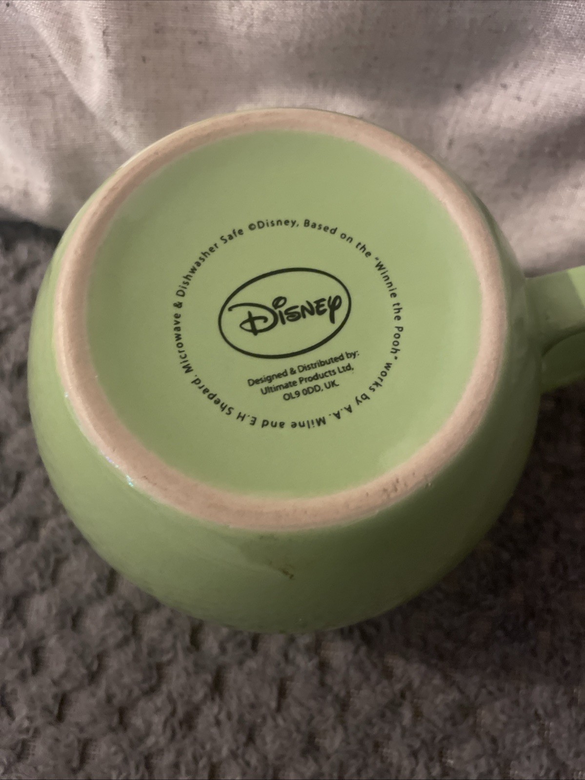 Disney Tigger Barrel Mug Green Yellow