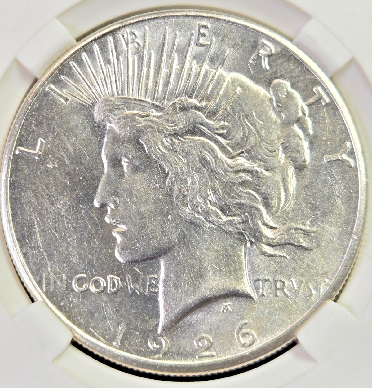 1926-S Peace Silver Dollar PGA MS64 Better Date Certified BU 90% Silver $1 Coin