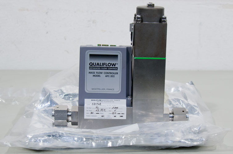 NEW Qualiflow AFC 202 H2 100 slm Mass Flow Controller MFC ASM PN:845005022