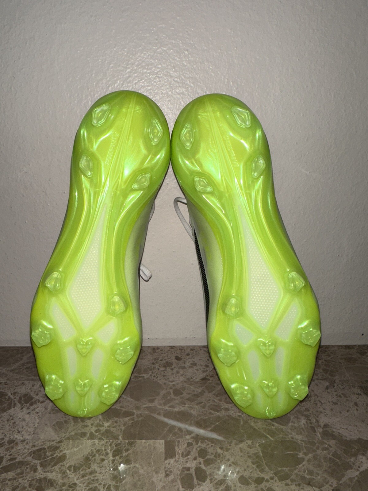Adidas X Crazyfast.1 FG Lemon Green White Mens Soccer Cleats HQ4516 Size 11.5