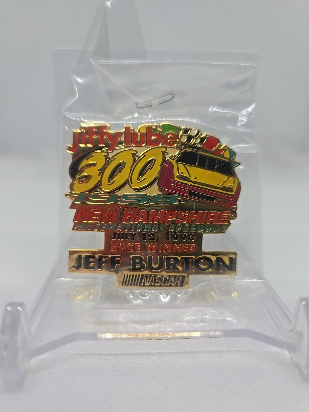Jeff Burton Race Winner New Hampshire Jiffy Lube 300 July 12th 1998 L👀k!