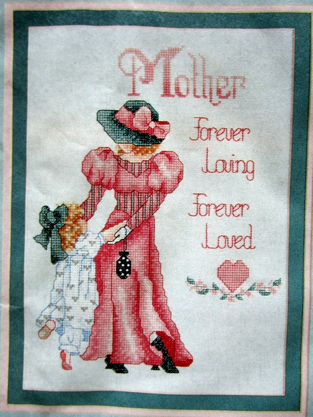Mother Forever Loving Forever Loved CROSS STITCH PATTERN