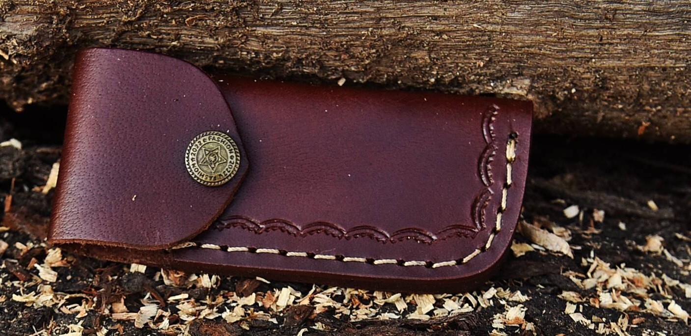 Handmade Damascus Steel Folding Blade Pocket knife Tactical Multi-Tool - folder