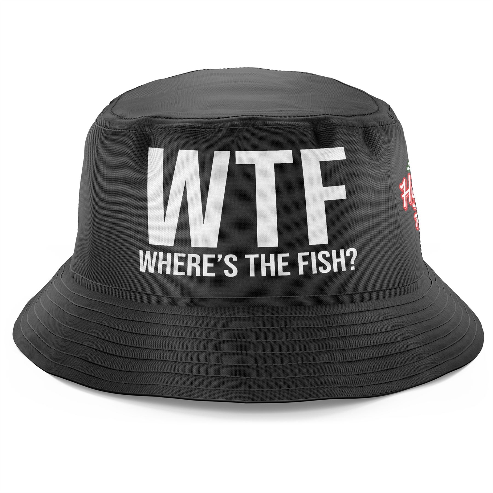 Fishing Gifts Men WTF Wheres The Fish Funny Bucket Hat Sun Cap Mens Gifts