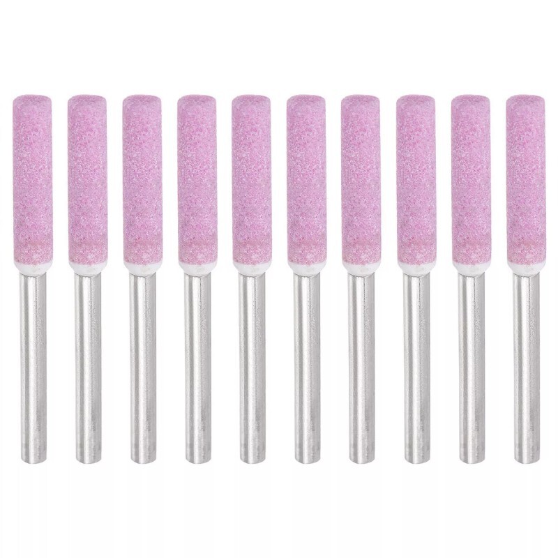 10Pcs Diamond Chainsaw Sharpener Bits 5/32" 4mm Grinder, Ceramics